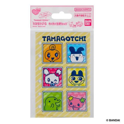 Bandai Tamagotchi Tamamori Sticker Waku Waku Refill Sheet Set