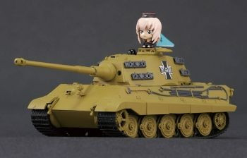 Girls Und Panzer 1/64 Rc Battle Tankery Series Tiger II Kuromorimine Girls' Academy