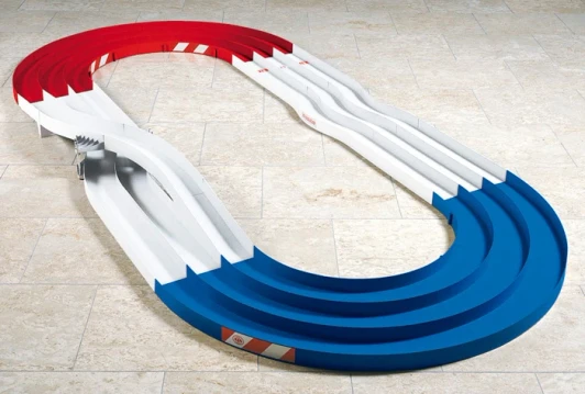 Item 94892 Jr Circuit Red Blue White For Mini 4WD Only