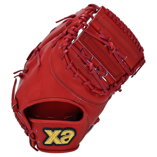Zanax XANAX Hardball Mitt Zana Power Glove Mitt (BHF25FJ1P)(W94) Wine Brown L