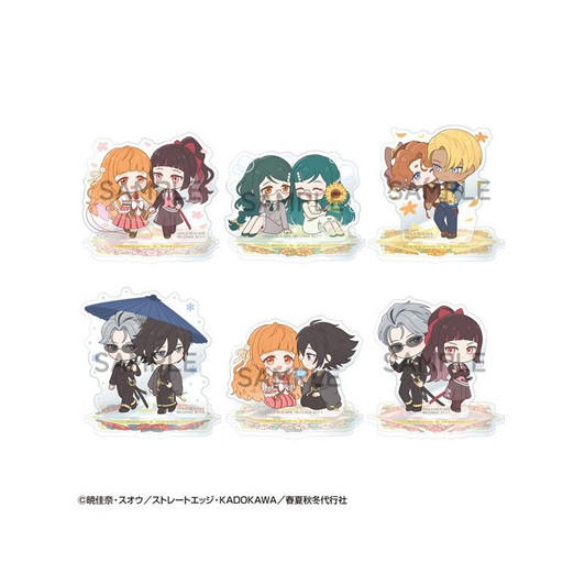 MegaHouse Buddy-Colle Agents of the Four Seasons: Dance of Spring Acrylic Stand Complete BOX (6pcs)