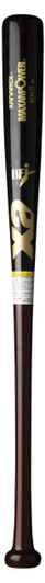 Zanax (Xanax) Baseball Batting Hitting Hardball Wooden Bat Black X Brown (9094) 84 cm BHB7300