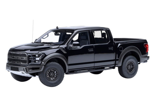 AUTOArt 72947 Ford F-150 Raptor SuperCrew '19 (Metallic Black) Finished Model