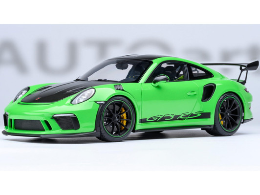 AUTOArt 78179 Porsche 911 (991.2) GT3 RS Weissach Package (Green/Carbon Black) Finished Model