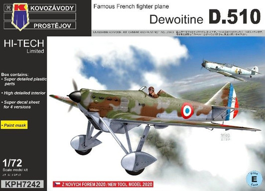 Scale 1/72 Dewoitine D.510 High Tech Kit
