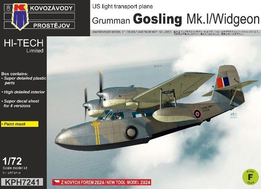 Scale 1/72 Grumman Gosling Mk. I / Widgeon High Tech Kit