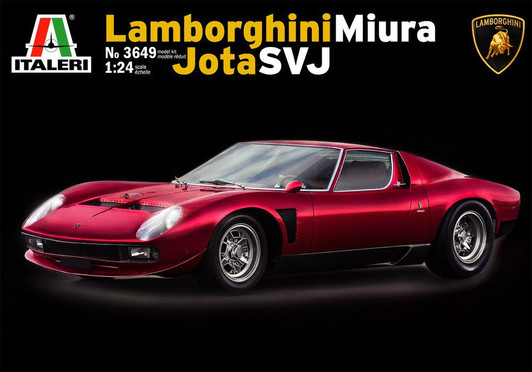 Platz Scale 1/24 Lamborghini Miura Svj Jota Includes Japanese Instruction Manual