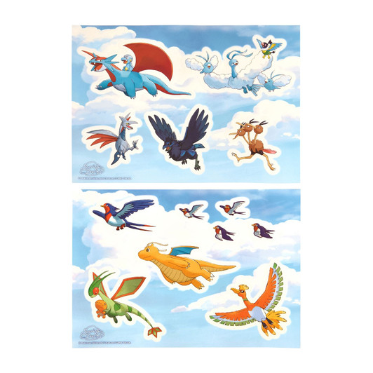 Pokemon Center Original Window Sticker Soaring Dreams