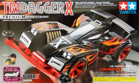 Tamiya 19433 Mini 4WD Tridagger X Premium (Super-II Chassis) 1/32