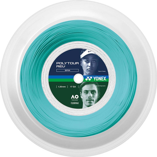 Yonex Tennis Hard Tennis String Gut PolyTour Rev 120 High Spin Mint (384) 1.20mm PTR120R2 Length 200m
