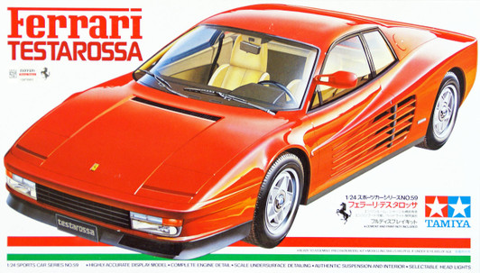 Tamiya 24059 Ferrari Testarossa 1/24 Scale Kit