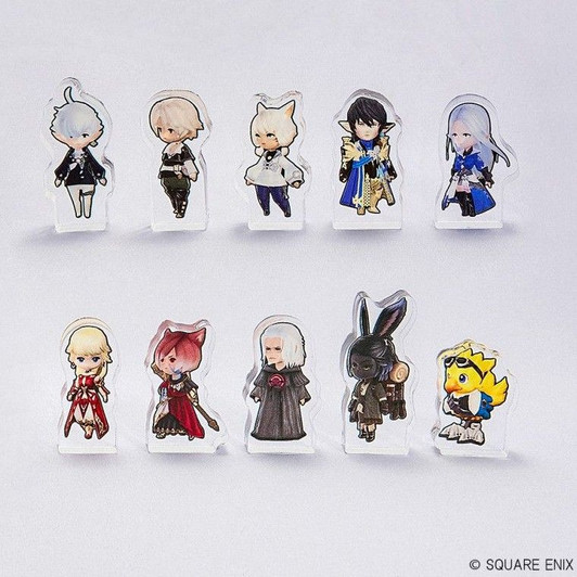 Square Enix Final Fantasy XIV Mini Acrylic Block Collection Vol. 1 10 Pieces Box