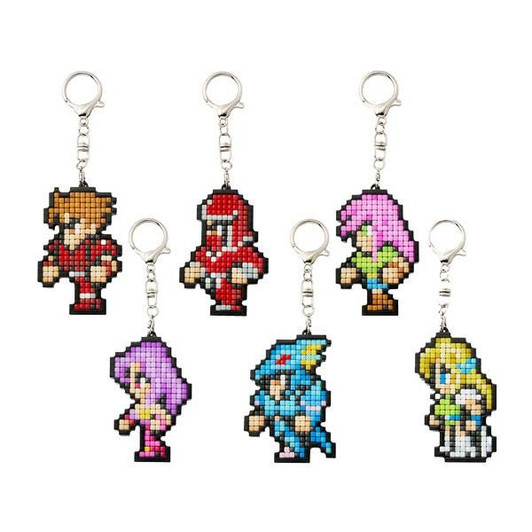 Square Enix Final Fantasy Pixel Remaster Build Charm Collection Vol. 2 6 Pieces Box