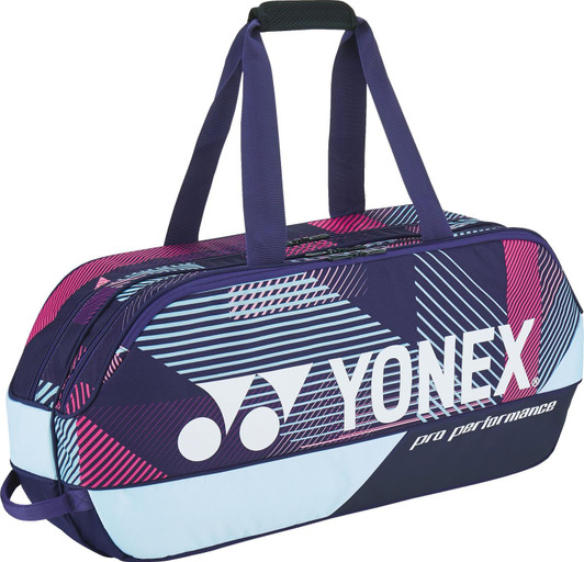 Yonex Tennis Badminton Racket Bag Tournament Bag Holds 2 Rackets Grape
