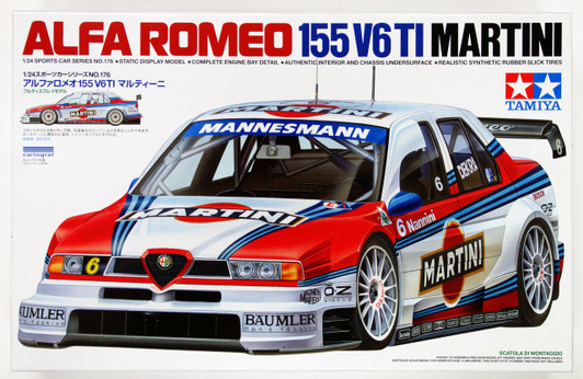 Tamiya 24176 Alfa Romeo 155 V6TI Martini 1/24 Scale Kit