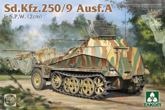 Scale 1/35 Sd.Kfz.250/9 Type A Ie S P W 2 Cm