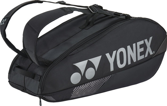 Yonex Tennis Badminton Racket Bag Holds 6 Rackets Black