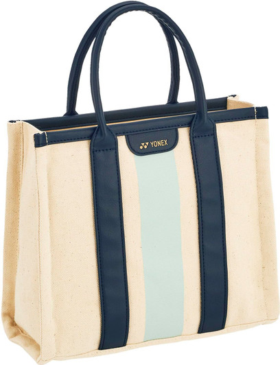 YONEX Tennis Mini Tote Bag Water Repellent With Pocket BAG2551M White/Navy
