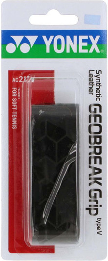 Yonex Tennis Grip Tape Synthetic Leather GEO Grip V Black 007 AC212V