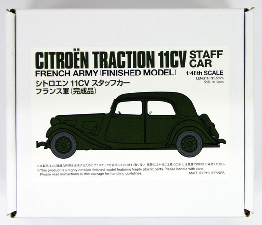 Tamiya 26548 French Citroen 11CV Staff Car 1/48 Scale Kit Finished Model