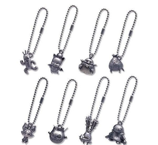 Square Enix Final Fantasy XIV Minion Metal Charm Collection Vol.1 Set (8pcs)