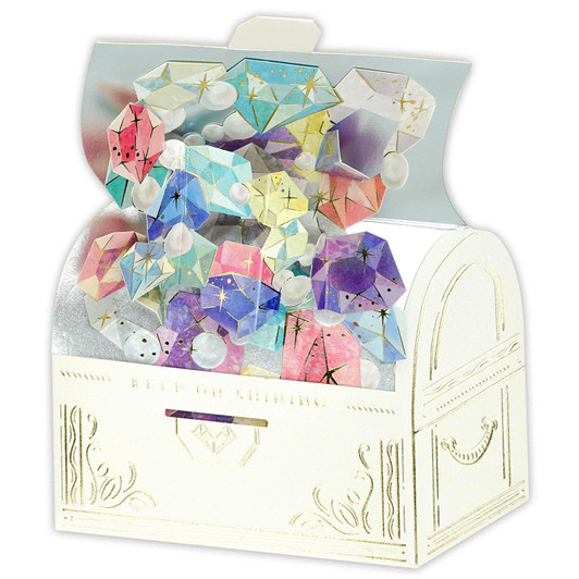 Greeting Life Birthday Card Treasure Card TK 46 White