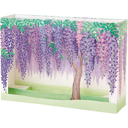Sanrio Early Summer Message Card Wisteria Trellis Laser Greeting Card