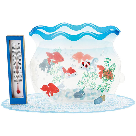 Sanrio Message Card Summer Card Goldfish Bowl With Thermometer Greeting Card JSP 40-3 Sanrio 110604