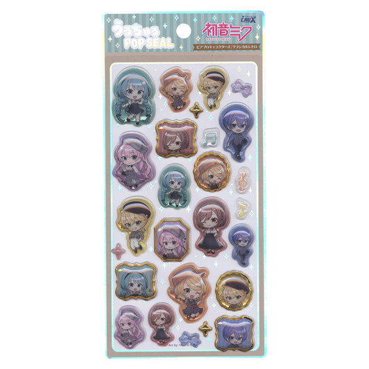 Hatsune Miku Uruchuru Pop Sticker Classical Retro