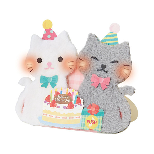 Sanrio Light And Melody Pair Of Fluffy Cats JPME89-9R P172 184217