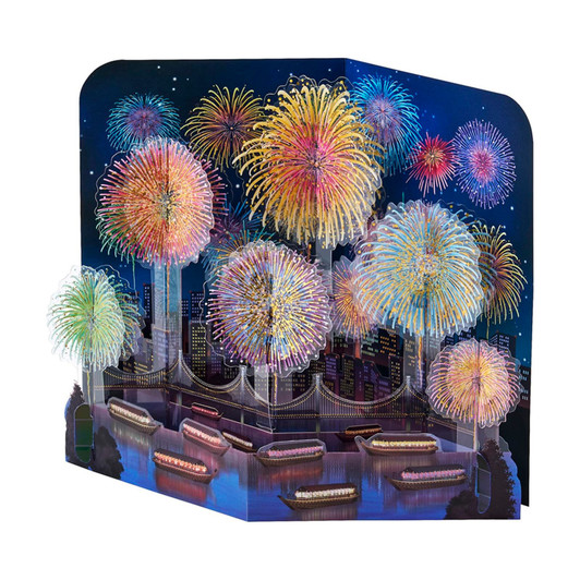 Sanrio Message Card Summer Pop Up Fireworks JSP 45-5 687707