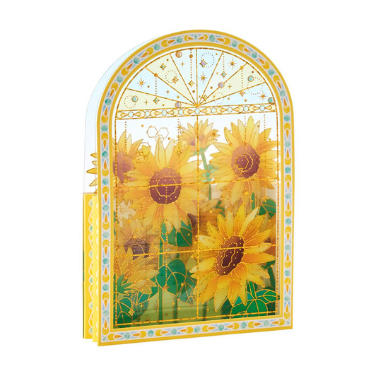 Sanrio Message Card Summer Sunflowers By The Window JSP 47-5 687723