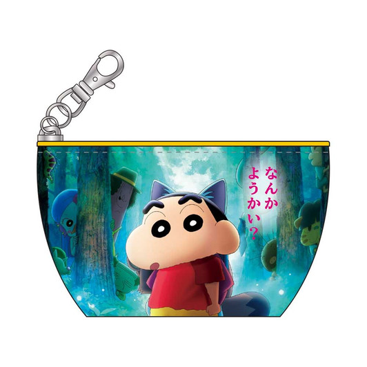 T's Factory T's Factory Crayon Shin Chan Triangular Mini Pouch Yokai Bake Up