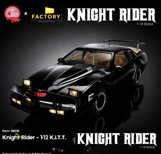 Knight Rider Knight 2000 KITT with Michael Knight Figure (1/12 Scale)
