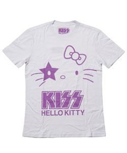 Medicom Kiss x Hello Kitty T-Shirt (The Starchild) Men S Size