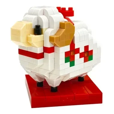 Kawada TITLE Kawada-PRE-ORDER - NBC 421 Nanoblock Zodiac Sheep