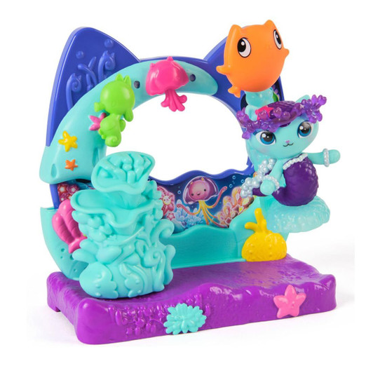 Takara Tomy Gabby's Dollhouse The Movie Mer Cat's Aquarium Balcony Set