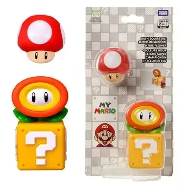  Takara Tomy My Mario Bath Play Exciting Water Gun Fire Flower And Super Mushroom Set 