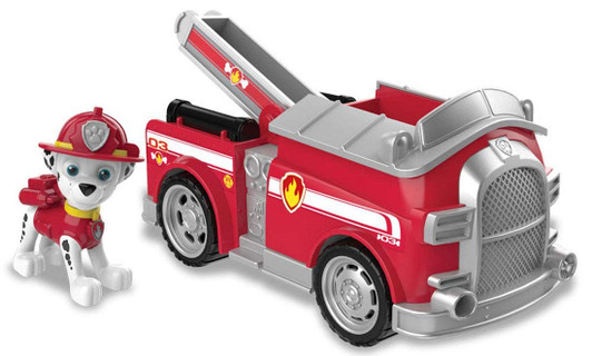 Takara Tomy Paw Patrol Basic Vehicle With Figure Marshall Fire Truck Unisex