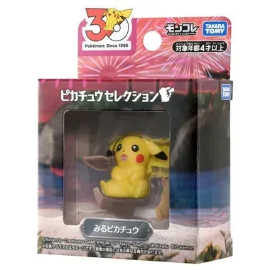 Takara Tomy TITLE Kawada-PRE-ORDER - Pokemon 30th Anniversary Moncolle Pikachu Selection Miru Pikachu