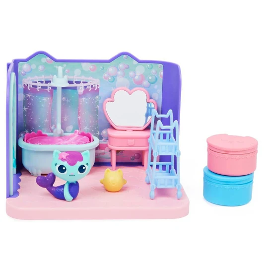 Takara Tomy Gabby's Dollhouse MerCat Bathroom Set 