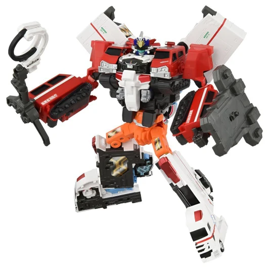  Takara Tomy Tomica Job Braver TJBDX Exceed Job Braver Police Fire Rescue Transcend DX Set Mini Car Toy 