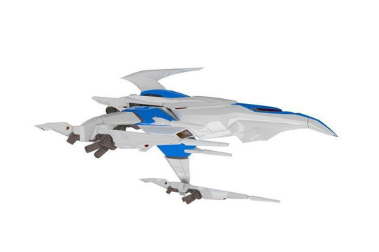  Plum Darius Silver Hawk 3F-1B SPACE FIGHTER 2P COLOR 1/144 Plastic Model 