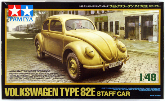 Tamiya 32531 Volkswagen Type 82E Staff Car 1/48 Scale Kit