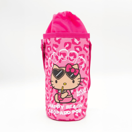 Other Hello Kitty Leopard Pop Bottle Holder Sun Protection Pink 