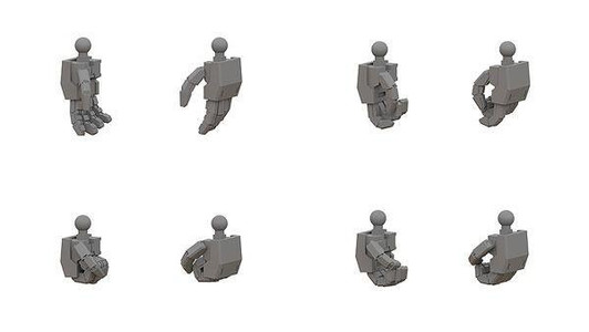  Good Smile Company MODEROID T Hand Parts Set (M) Titanomachia SIDE CE 