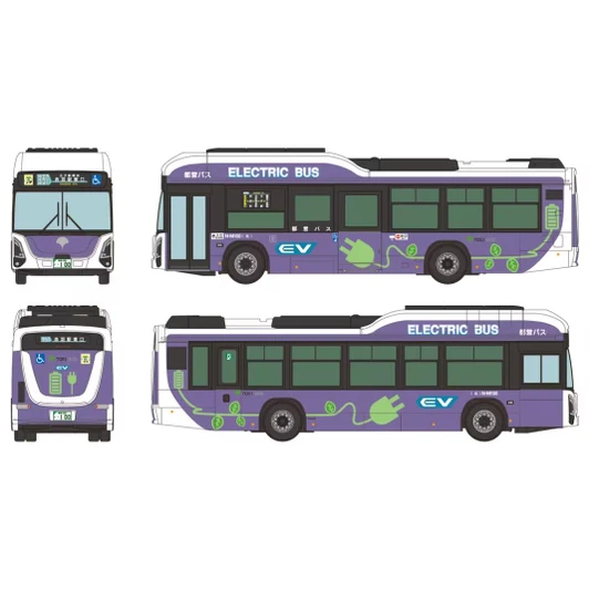  Tomytec The Bus Collection Tokyo Metropolitan Bureau of Transportation Isuzu Erga EV (N scale) 