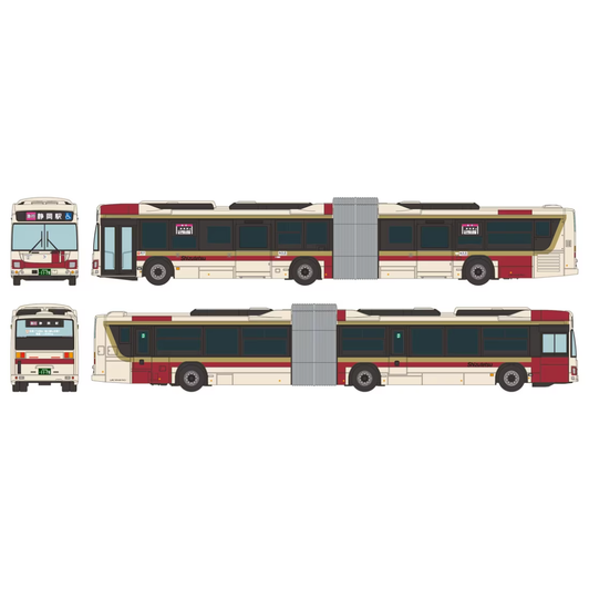 The Bus Collection Shizutetsu Justline Articulated Bus (N scale)