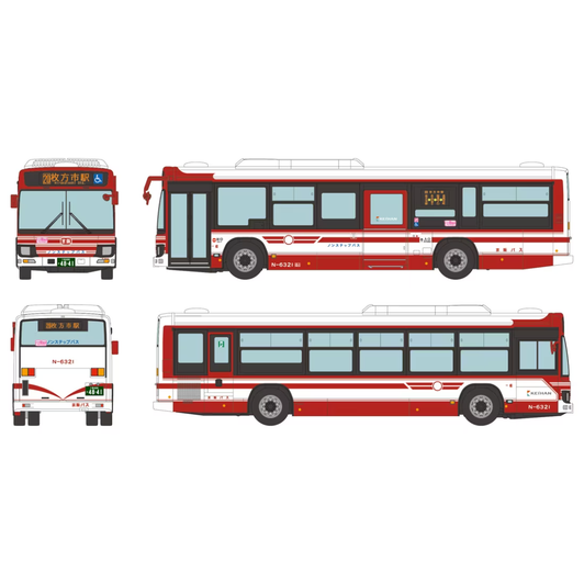 JH064 National Bus Collection 80 Keihan Bus (Kyoto / Osaka Prefecture) (HO scale)
