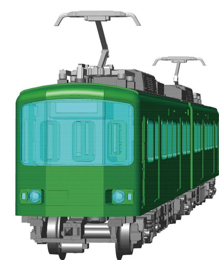  Fujimi 1/150 Train-Next Series No.2 Enoden 1100 Class 2 Car Formation Set 